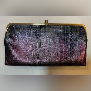 Hobo International Lauren Iridescent Stripe Wallet Limited Edition - USED